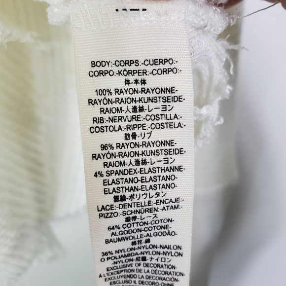 FREE PEOPLE SPRING VALLEY LACE THERMAL TOP - Picture 8 of 8